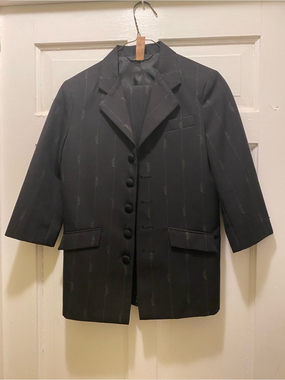 Pinstripe Young Boys Suit